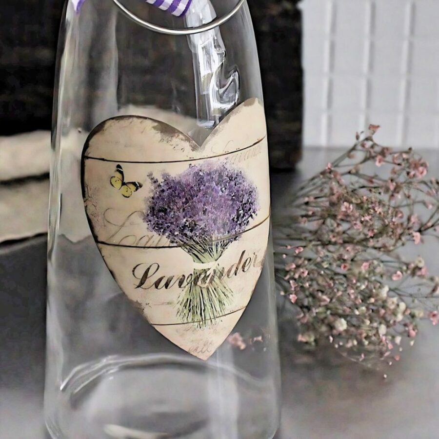 Karaffe “Lavendel“ mit Bügelverschluss | 1L – Bild 4