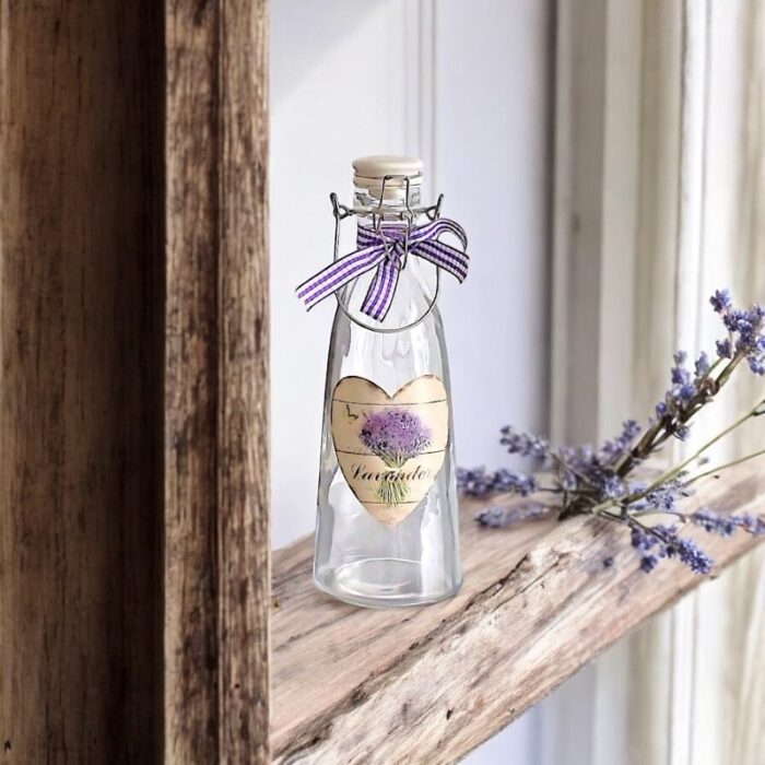 Glasflasche Lavendel Kleine Gelegenheiten