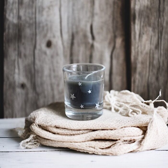 Kerze im Glas Schwarz Kleine Gelegenheiten