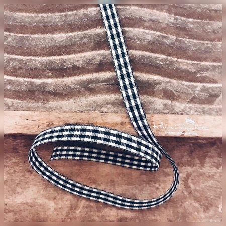 Schleifenband Karo Grün Weiss 200×1cm