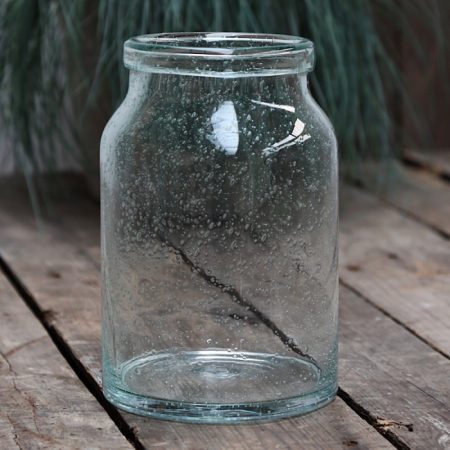 Bindeglas • Ø14,5×23cm Hellgrün Glas