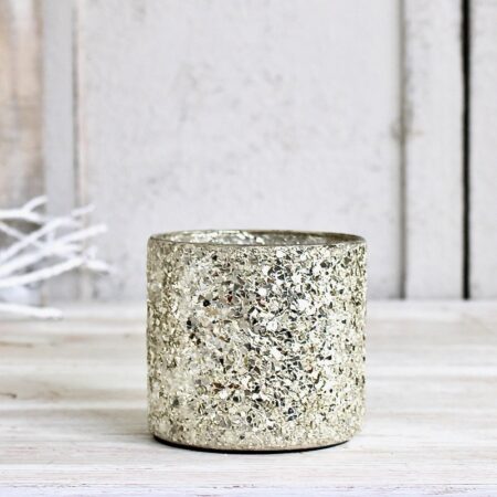 TeelichtGlas “Glitzer“ | Ø9×H.8,5cm