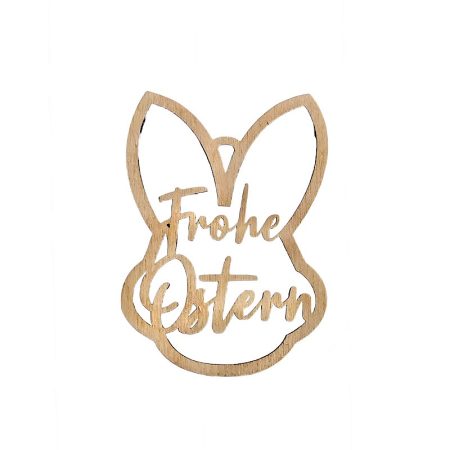 Holzanhänger Hase “Frohe Ostern”
