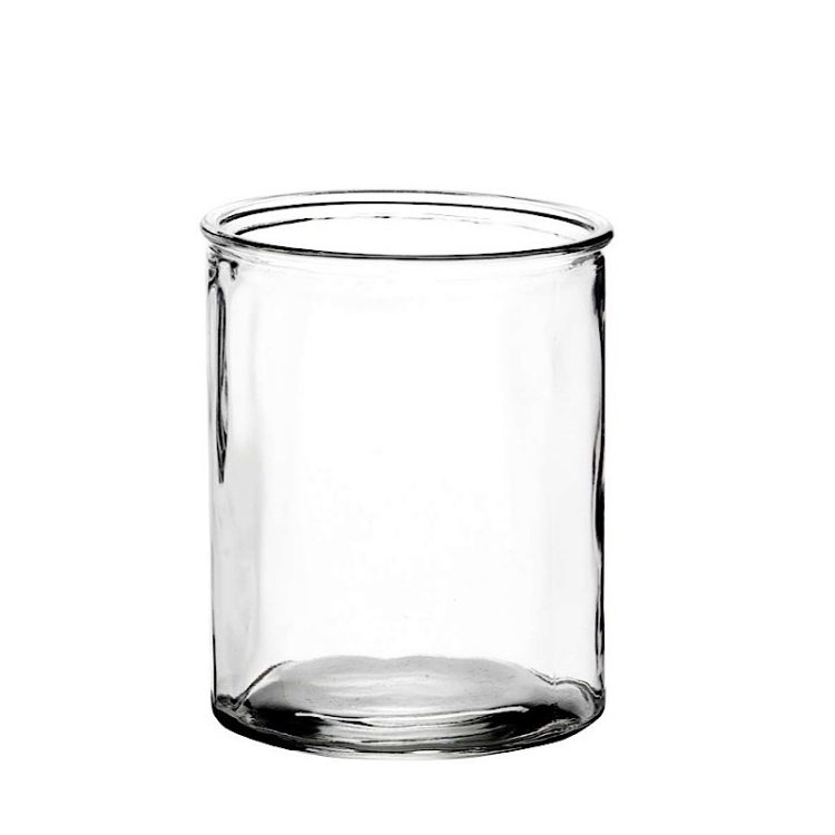 GlasKübel Vase klar