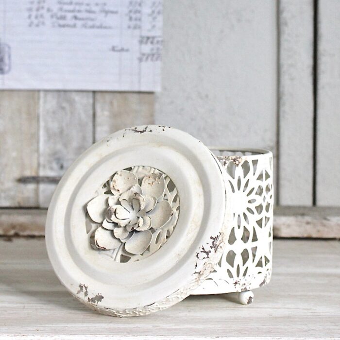 Chic Antique | Dose mit Deckel | Ø14,5×H.12cm – Bild 2