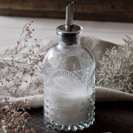 Zuckerstreuer mit Ausgießer Glas rund Chic Antique