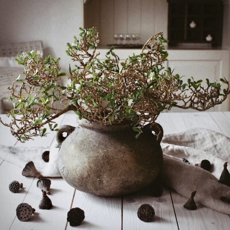 Zweig Teebaum Grün Kunstblume