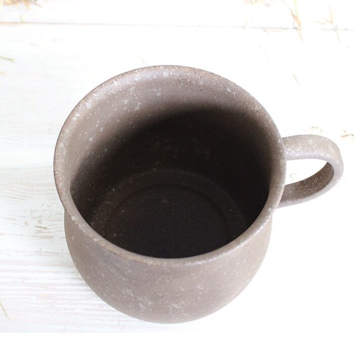 Übertopf Kübel “Becher“ ein Griff | Ø12×H.12cm – Bild 3