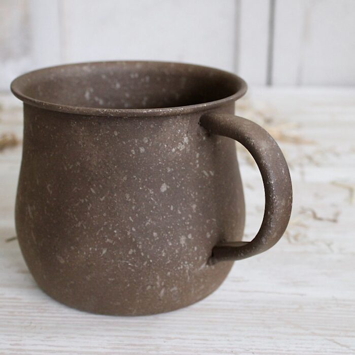 Übertopf Kübel “Becher“ ein Griff | Ø12×H.12cm – Bild 2