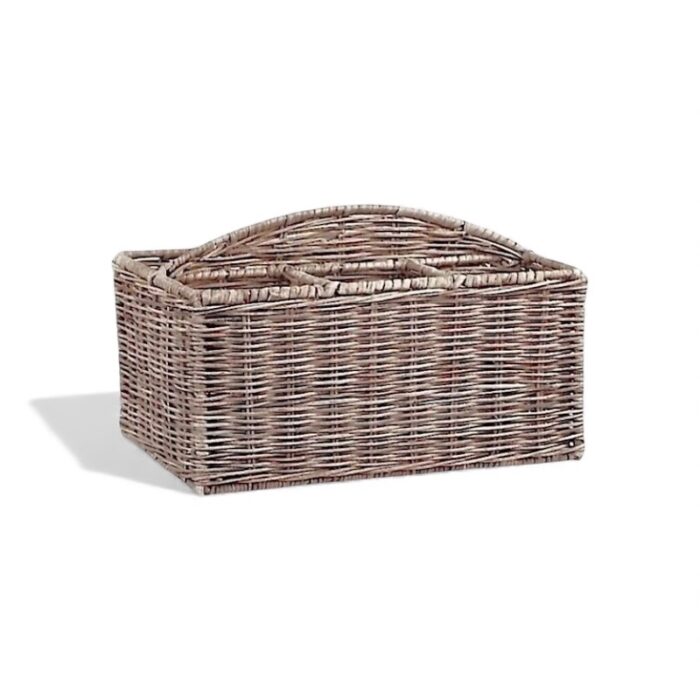 Besteckkorb Rattan Natur Kleine Gelegenheiten