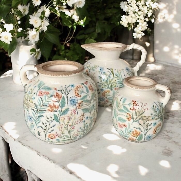 Chic Antique | Kanne “Maxime“ Floral | Ø20xH.18cm – Bild 3