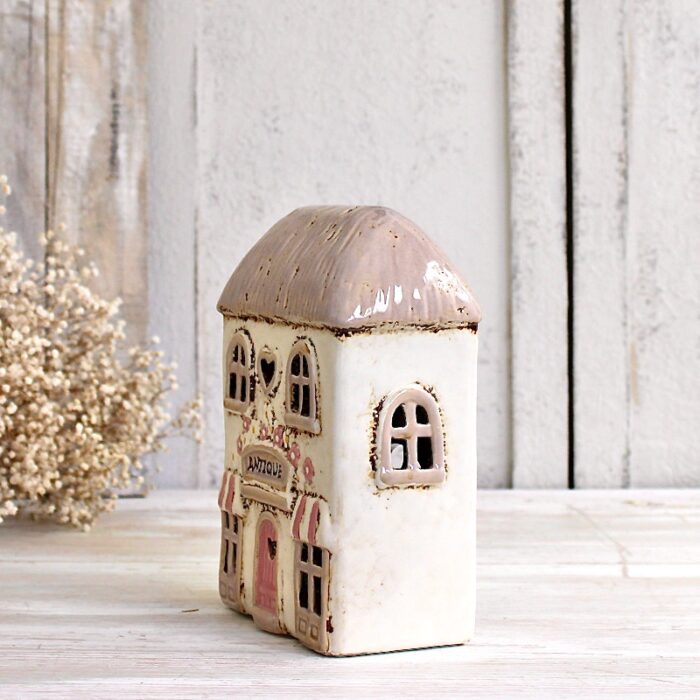 Teelichthaus “Antikladen“ | 13×7×H.19cm – Bild 3