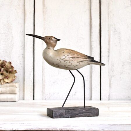 Deko Figur Vogel “Wiesenläufer” | 26×6×H.25cm